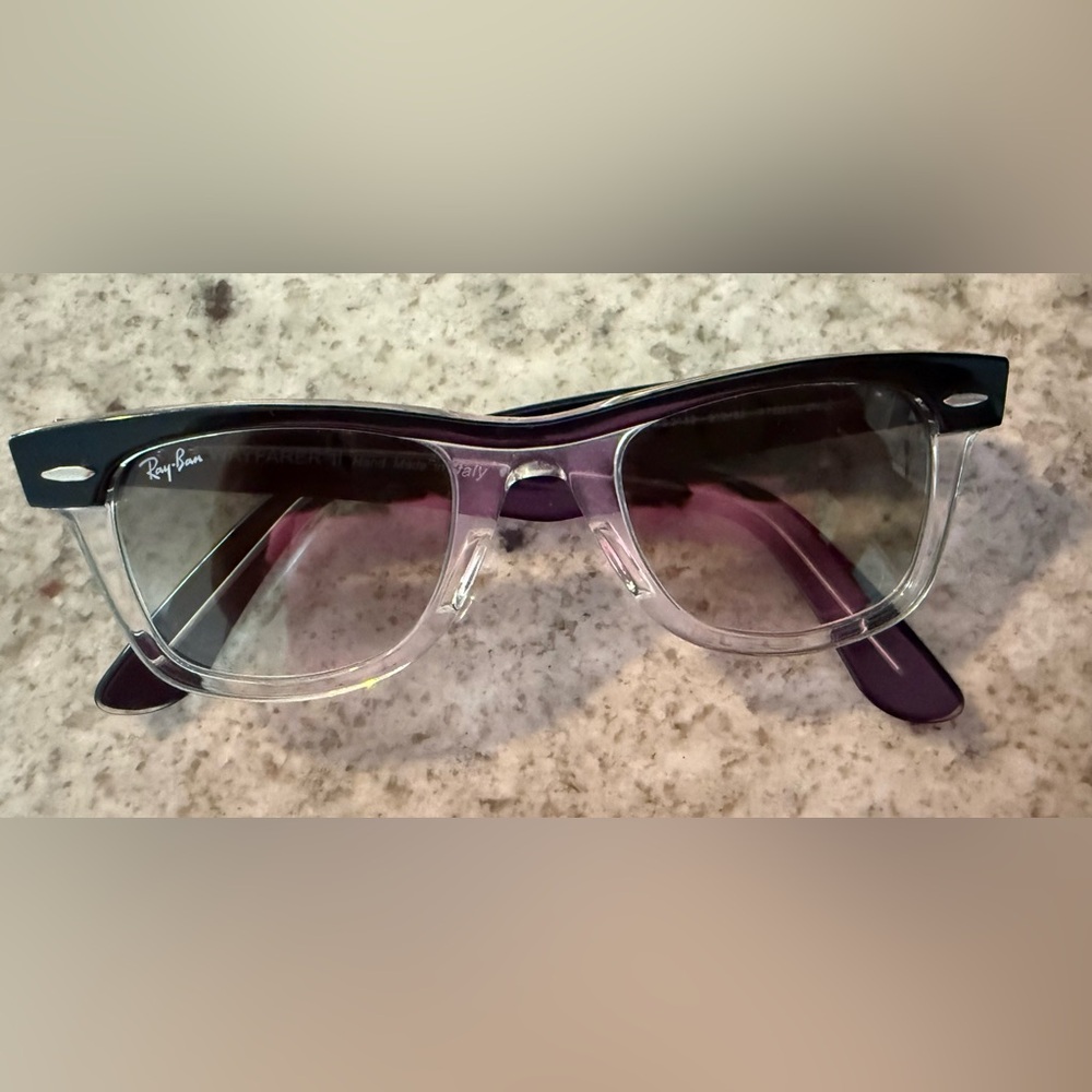 Ray-Ban Clear & Black Two-Tone Eyeglasses / Optical Frames